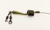 PreTied Zebedee Rig, 15lb coated sinking braid