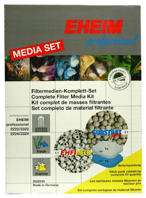 EHEIM 2522240 PROFESSIONAL 2222/4 and EXPERIENCE 250/150 COMPLETE MEDIA SET