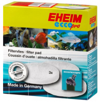 EHEIM 2616315 ECCO FILTER WOOL/ FINE PADS. Pack of 3 2232, 2234, 2236 aquarium