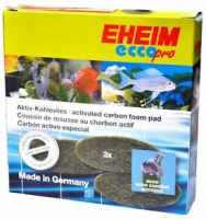 EHEIM 2628310 ECCO FILTER CARBON FOAM PAD. Pack of 3 2232, 2234, 2236, pro 2/300