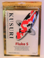 KUSURI FLUKE-S 100g x2 Gill and Body Fluke Treatment. Koi Pond Fish