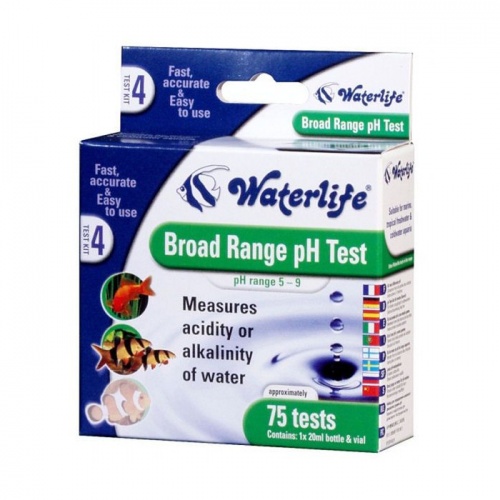 Waterlife pH Test Kit 75 Tests